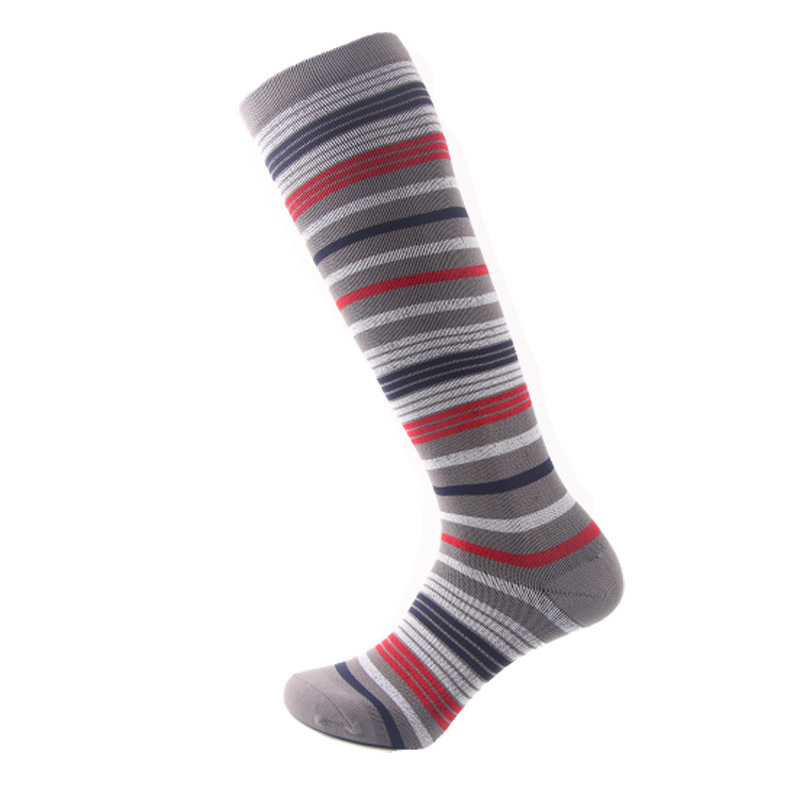 Stripes Compression Stockings Treadmill Exercise Trainer Compression Socks Men Women Sports Socks for Swelling